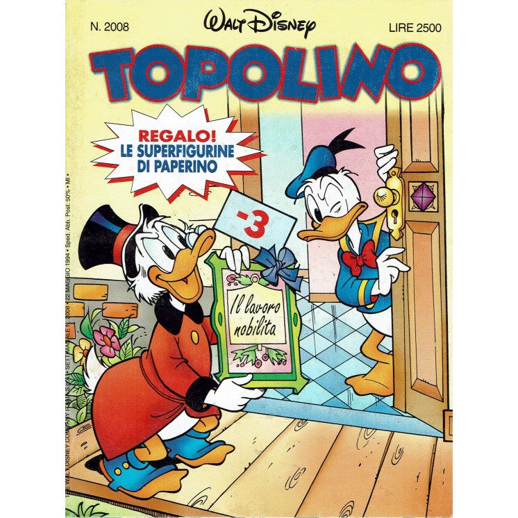 Topolino n.2008 ed.Walt Disney Mondadori