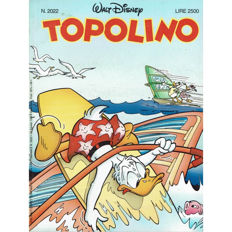 Topolino n.2022 ed.Walt Disney Mondadori