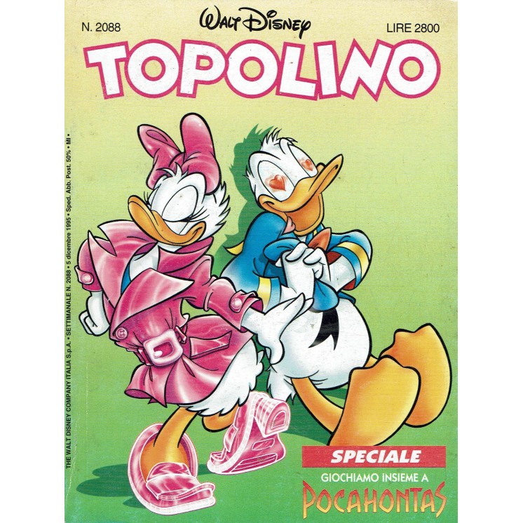 Topolino n.2088 ed.Walt Disney Mondadori