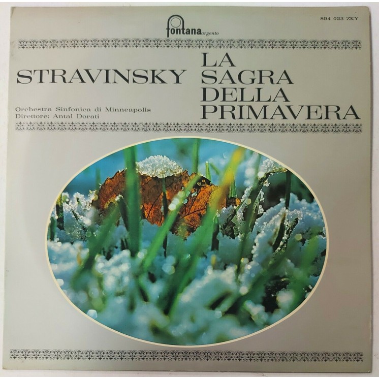 775 33 Giri Stravinsky La sagra della primavera fontanaArgento 894 023 ZKY