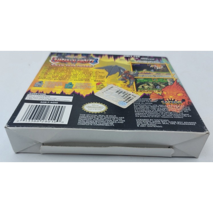 Super Ghouls N Ghosts per Game Boy Advance CAPCOM MINT ed.Nintendo
