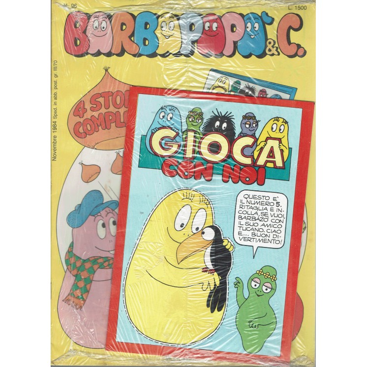 Barbapapà  96 blisterato con GADGET ed. Mondadori FU05