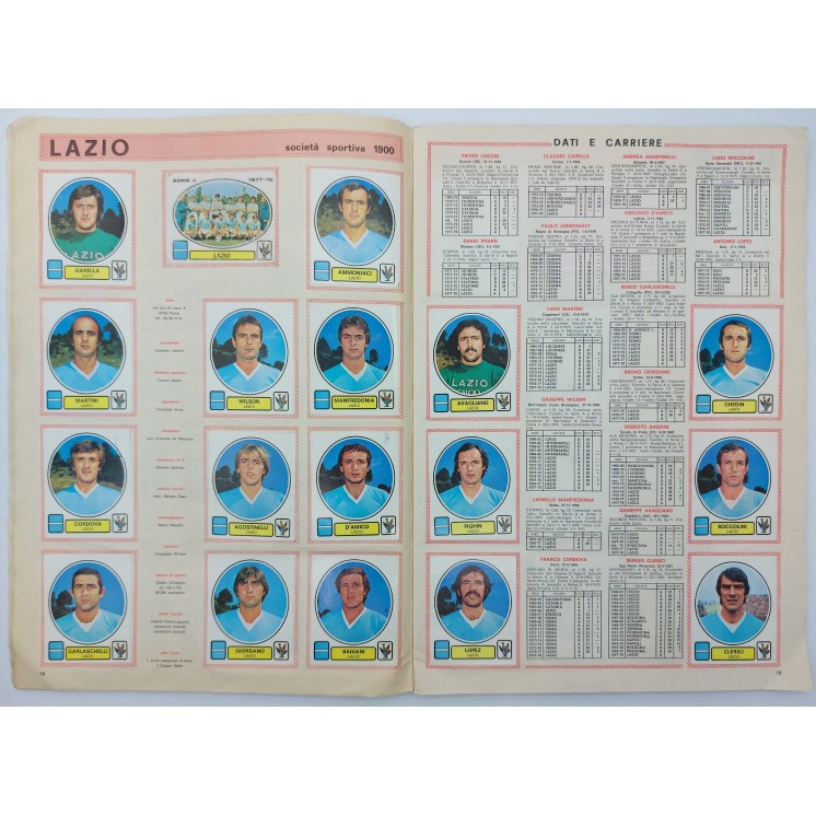 Album dei Calciatori Panini 1977 78 semi COMPLETO Roma Zoff Rossi CalcioFU16