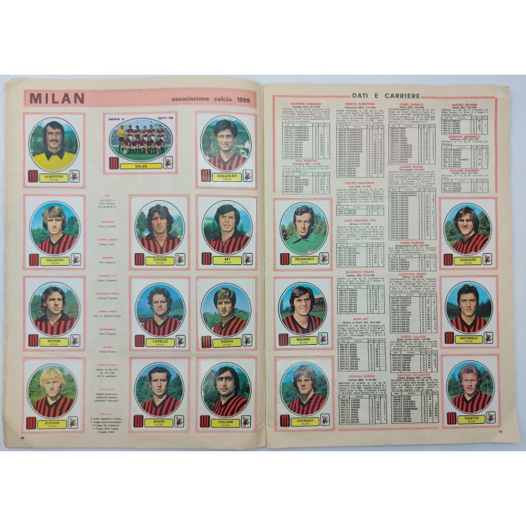 Album dei Calciatori Panini 1977 78 semi COMPLETO Roma Zoff Rossi CalcioFU16