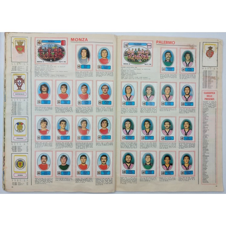 Album dei Calciatori Panini 1977 78 semi COMPLETO Roma Zoff Rossi CalcioFU16