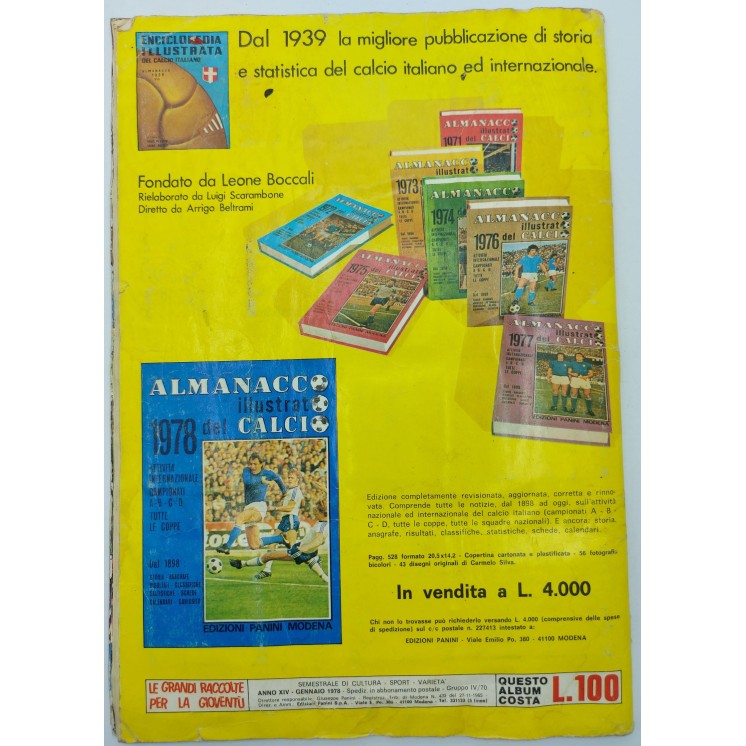 Album dei Calciatori Panini 1977 78 semi COMPLETO Roma Zoff Rossi CalcioFU16