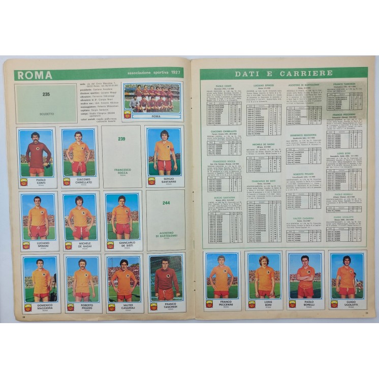 Album dei Calciatori Panini 1978 79 semi COMPLETO Baresi rookies Calcio FU16