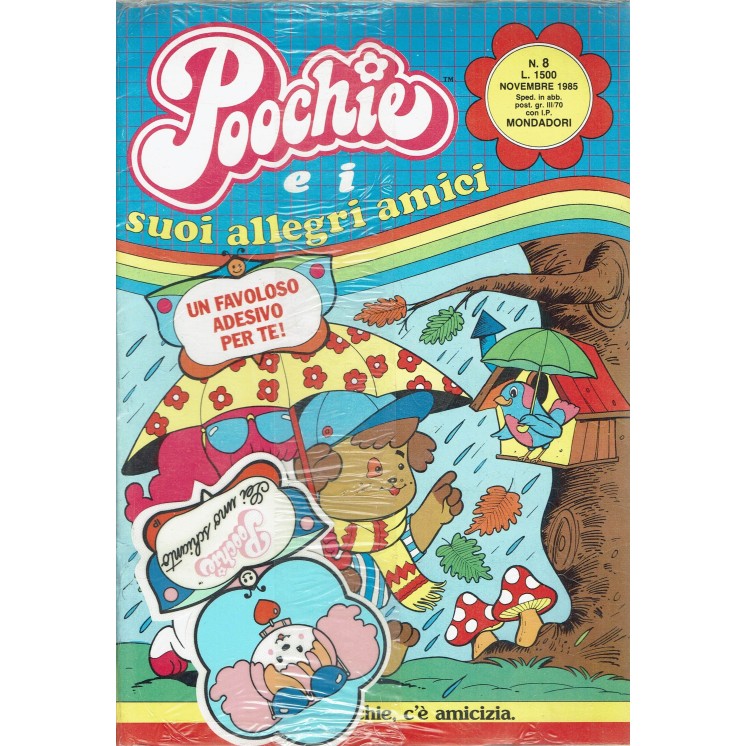 Poochie e suoi allegri amici 8 BLISTERATO con gadget ed. Mondadori FU05