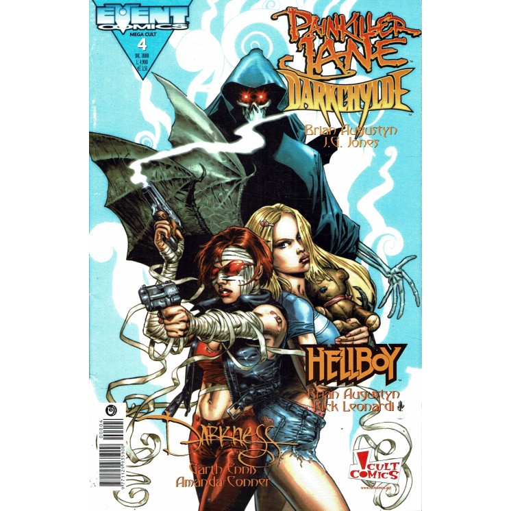 Mega Cult Painkiller Jane 1/4 saga COMPLETA Hellboy Darkness ed. Cult SU08