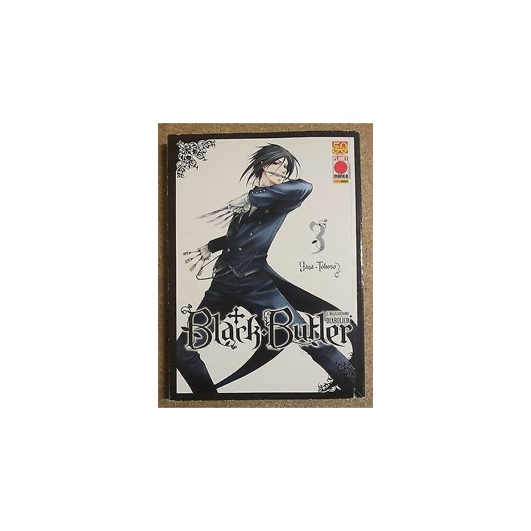 Black Butler n. 3 di Yana Toboso Kuroshitsuji ristampa NUOVO ed. Panini Comics