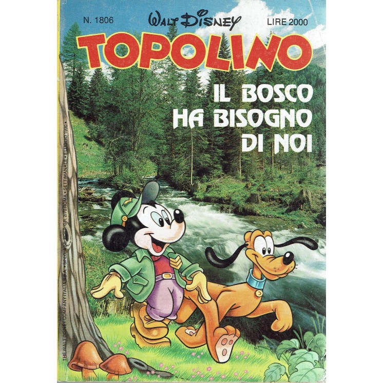 Topolino n.1806 ed. Walt Disney Mondadori
