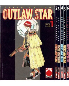 Outlaw Star serie COMPLETA 1/6 serie COMPLETA di T. Ito ed. Panini Comics SC01