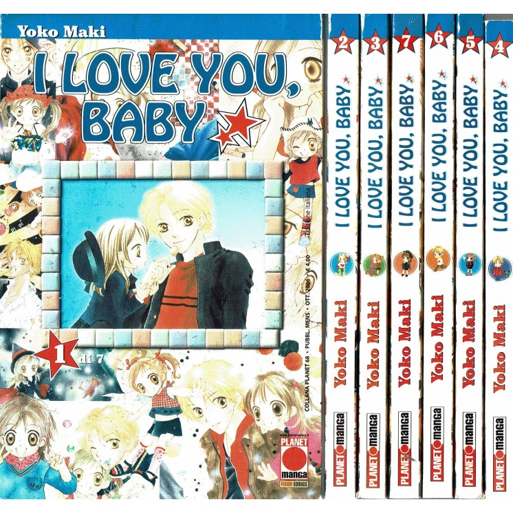 I Love You Baby 1/7 serie COMPLETA di Yoko Maki ed. Panini SC01