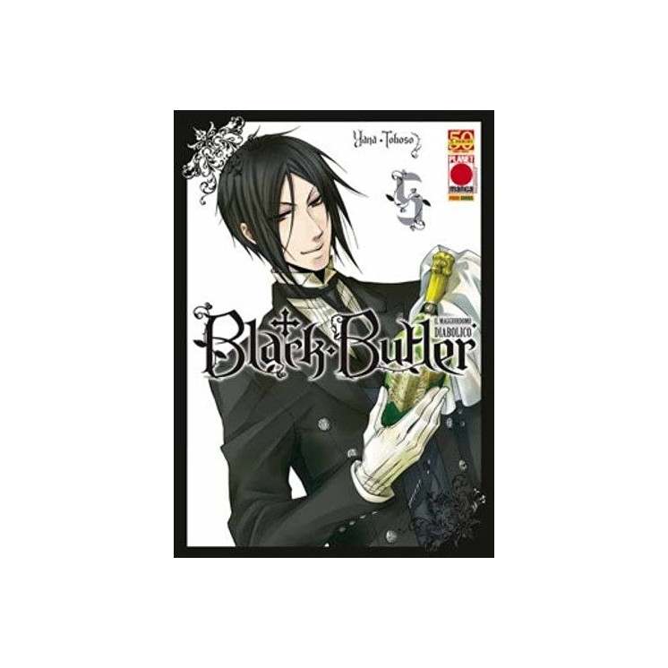 Black Butler n. 5 di Yana Toboso Kuroshitsuji NUOVO RISTAMPA ed. Panini