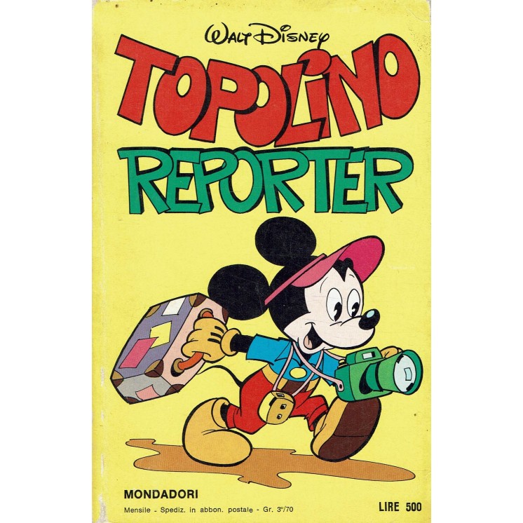 Classici Disney Seconda Serie n. 18 Topolino reporter ed. Mondadori BO05