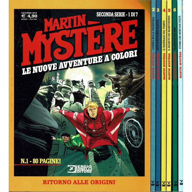 Martin Mystere 1/7 nuove avventure a colori seconda COMPLETA ed. Bonelli BO05