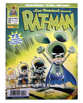 RAT-MAN COLLECTION n. 69 (GRAN FINALE!-"E ORA..RAT-MAN" ) di ORTOLANI ed. PANINI