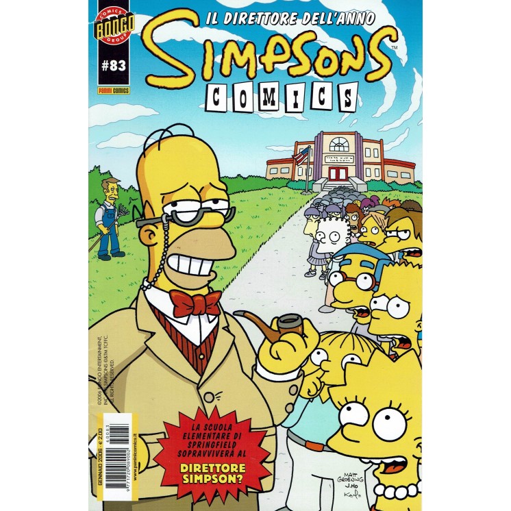 I Simpson n. 83 in principio fu il direttore ed. Panini Bongo 