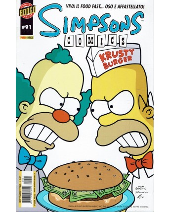 I Simpson n. 91 il burger king della risata ed. Panini Bongo 