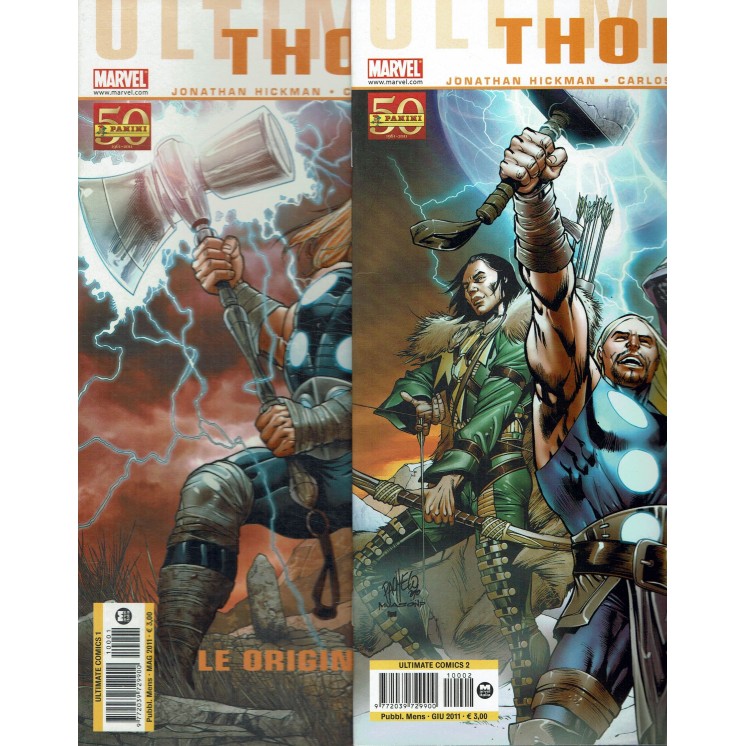 Ultimate Comics  1/2 le origini di Thor 1/2 saga COMPLETA ed. Panini SU11