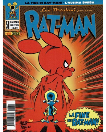 RAT-MAN COLLECTION n. 51 la fine di Rat-Man di ORTOLANI ed. PANINI