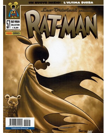 RAT-MAN COLLECTION n. 57 un nuovo inizio di ORTOLANI ed. PANINI