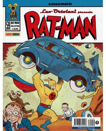 RAT-MAN COLLECTION n. 59 catastrofe! di ORTOLANI ed. PANINI