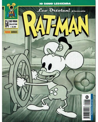 RAT-MAN COLLECTION n. 64 io sono leggenda di ORTOLANI ed. PANINI