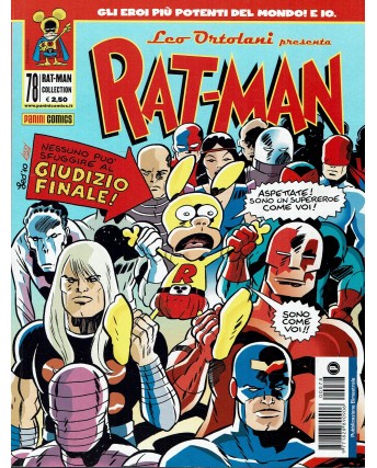 RAT-MAN COLLECTION n. 78 gli eroi più potenti del mondo di ORTOLANI ed. PANINI