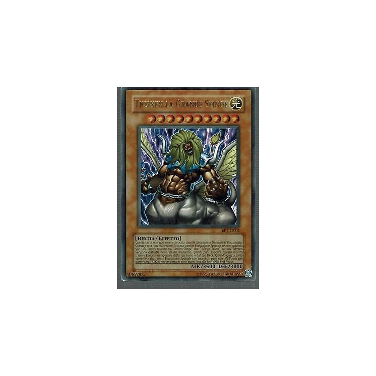 Y0147 YU-GI-OH! Theinen la Grande Sfinge EP1-IT001 ULTRA RARE EX