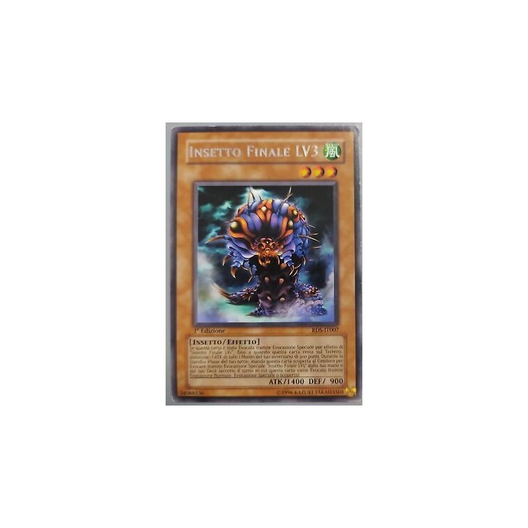 Y0167 YU-GI-OH! Insetto Finale LV3 1a ed. RDS-IT007 RARA EX