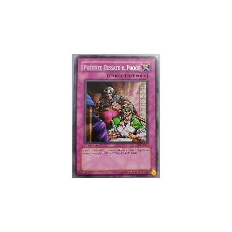 Y0183 YU-GI-OH! Potente Cessate il Fuoco 1a ed. FET-IT060 RARA EX