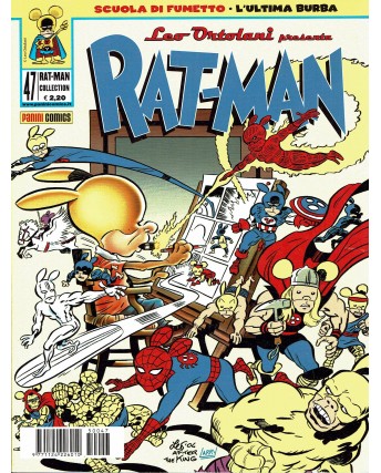 RAT-MAN COLLECTION n. 47 scuola di fumetti di ORTOLANI ed. PANINI