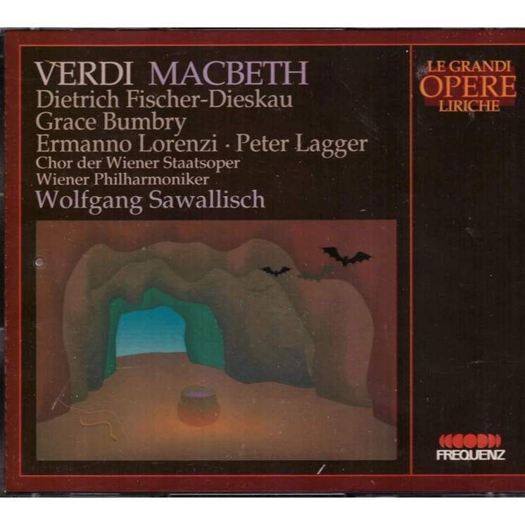 026 CD Giuseppe Verdi Macbeth Dir. Wolfgang Sawallisch Frequenz 2CD