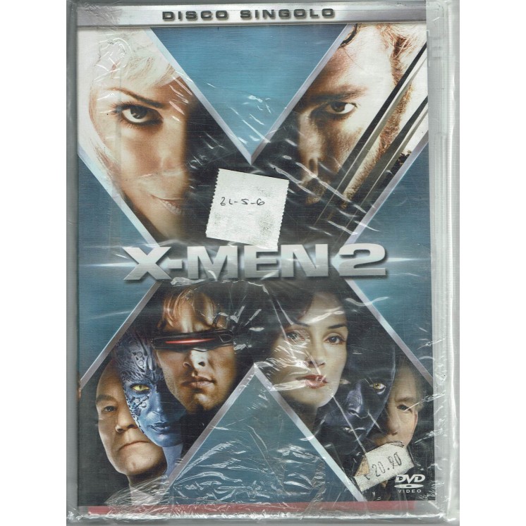 DVD X-Men 2 MArvel disco singolo con Hugh Jackman Nuovo ITA