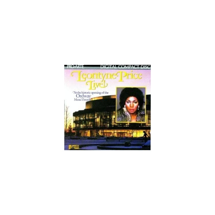 323 CD Pro arte Leontyne price: Live! recorded in 1985 