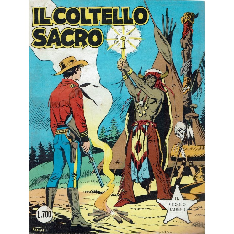 Gli albi Cow Boy 217 Piccolo Ranger il coltello sacro di Gamba ed. Daim BO04