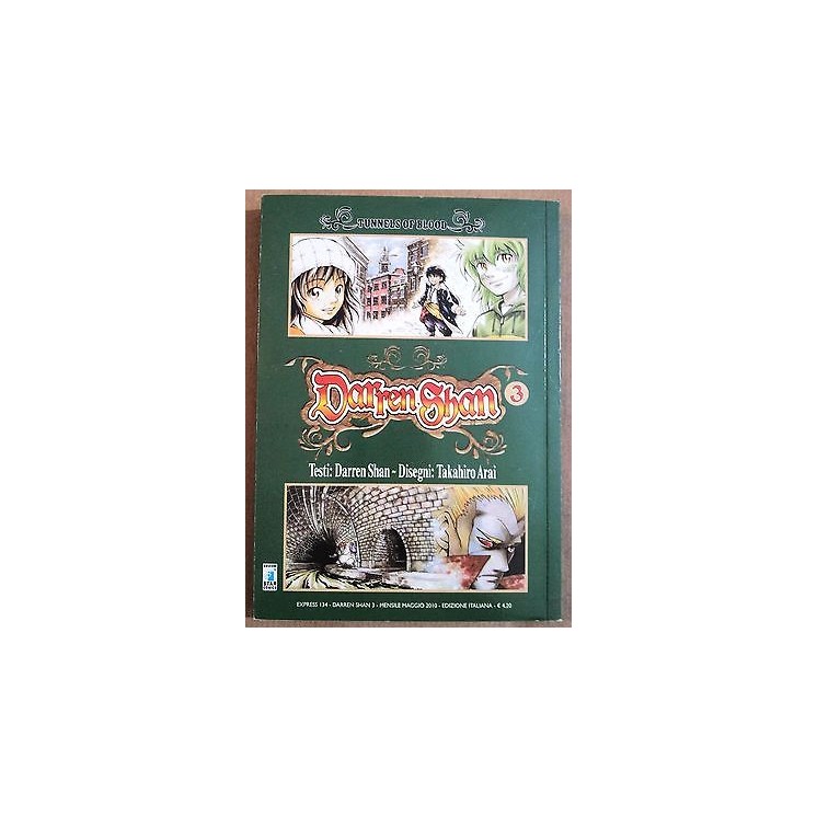 Darren Shan n. 3 di Darren Shan ed. Star Comics SCONTO 50% Nuovo 2,10€