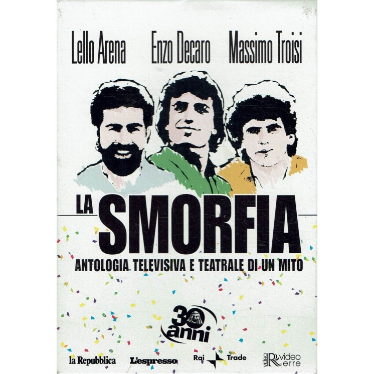 DVD La smorfia antologia  televisiva teatrale Arena Troisi 3 DVD ITA ERRE VIDEO