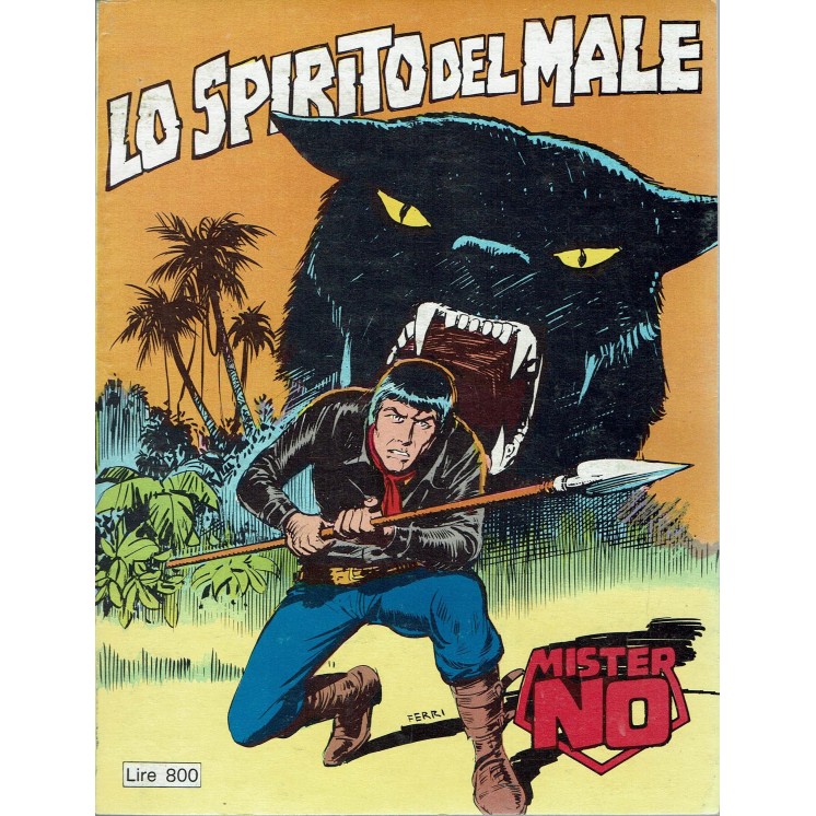 Mister No n. 92 lo spirito del male di Guido Nolitta ed. CEPIM