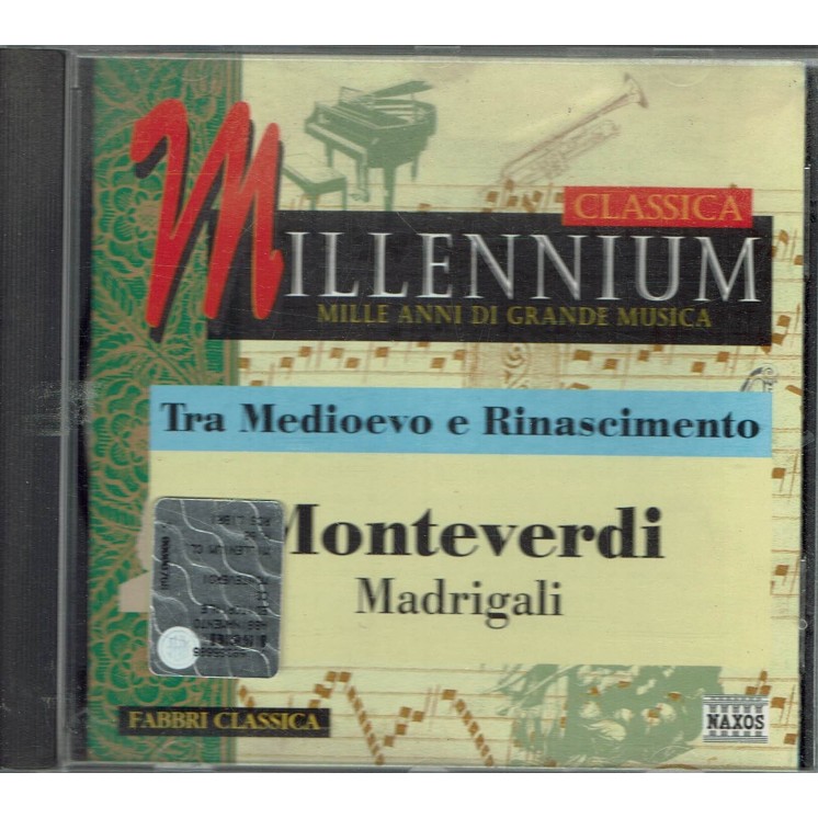 CD18 65 Millennium Classica Medioevo Rinasc. Monteverdi 15 tracks Naxos 1998