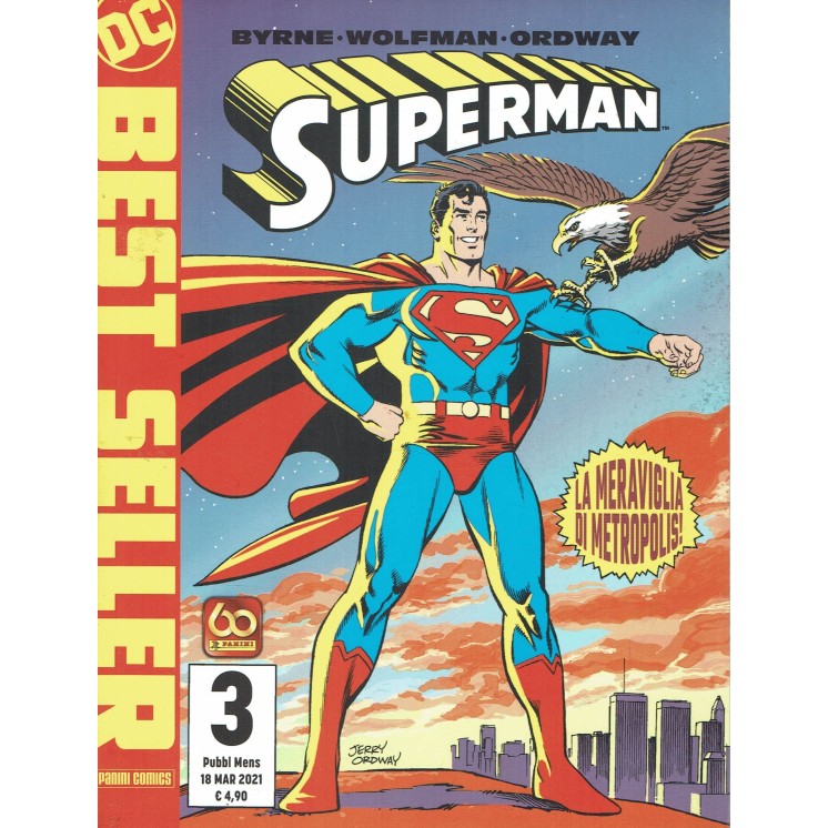 Dc Best Seller Nuova Serie Superman  3 di John Byrne ed. Panini BO06