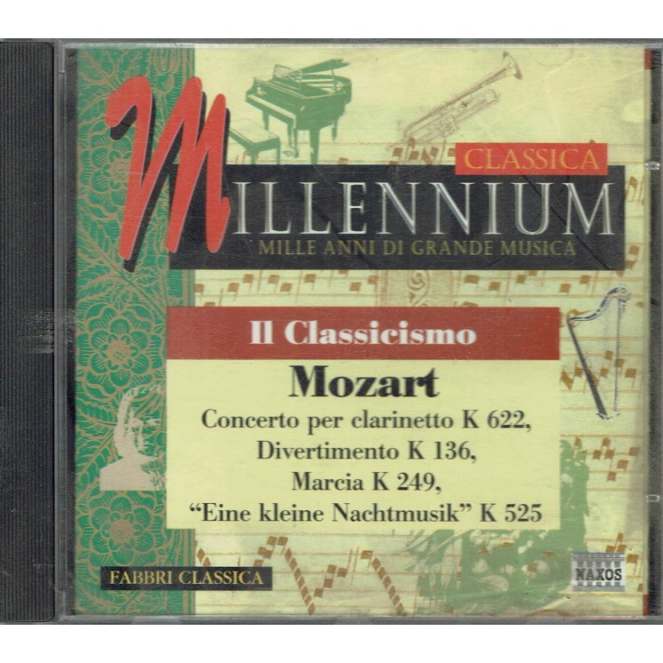 CD18 78 Millennium Classica Il Classicismo Mozart 11 tracks Naxos 1998