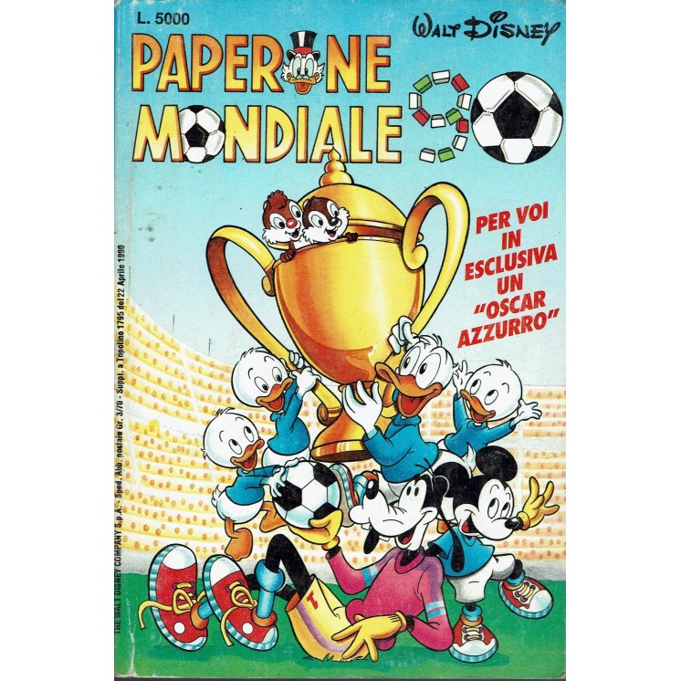 Paperone Mondiale suppl. Topolino 1795 di Walt Disney ed. Mondadori BO06