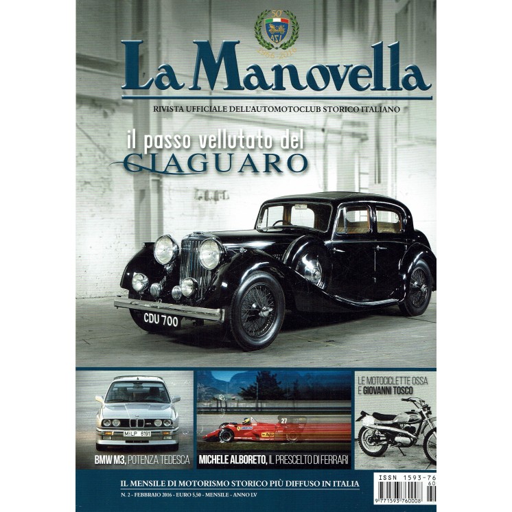 La Manovella n. 2 feb 2016 BMW M3 Michele Alboreto Giaguaro ed. ASI FF19