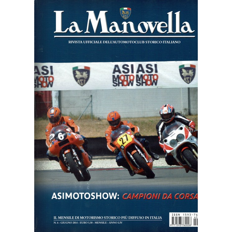 La Manovella n. 6 giu 2014 Fiat 850 Triumph Tr3A Le Mans ed. ASI FF19