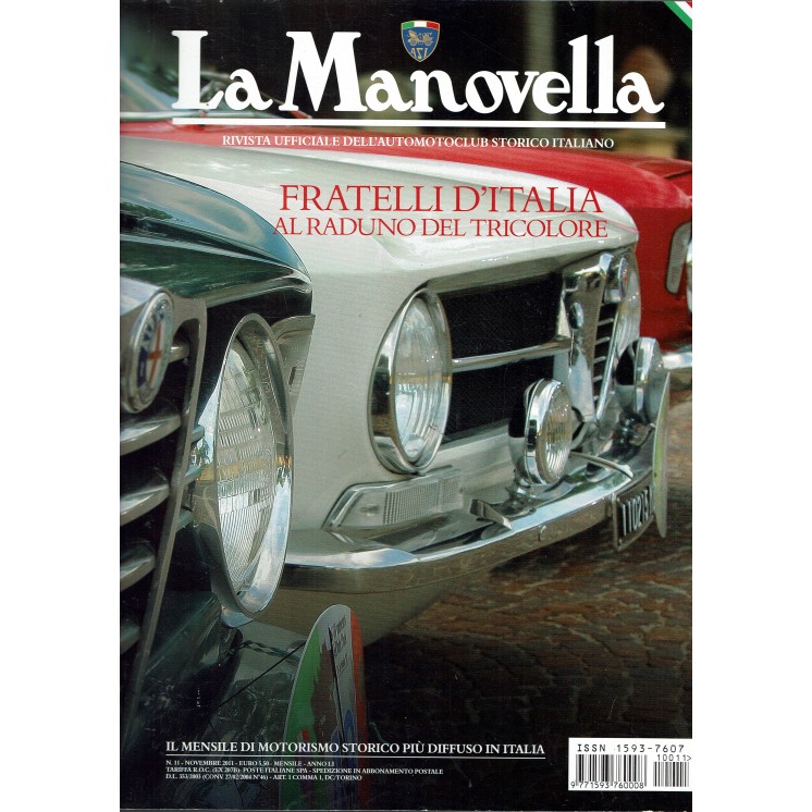 La Manovella n.11 nov 2011 Berliet T100 Porsche 911 Carreera ed. ASI FF19