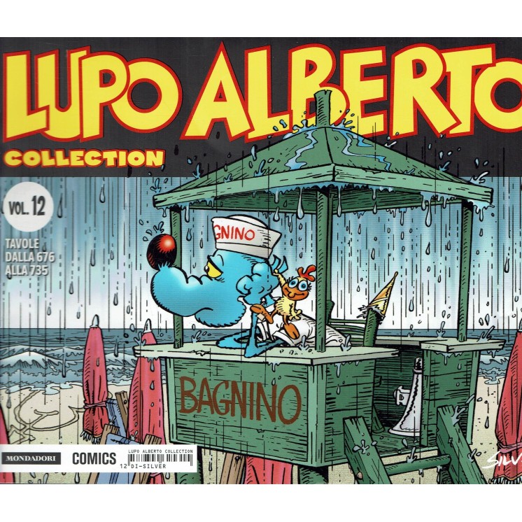 Lupo Alberto Collection  12 tavole da 676 a 735 di SILVER ed. Mondadori BO05