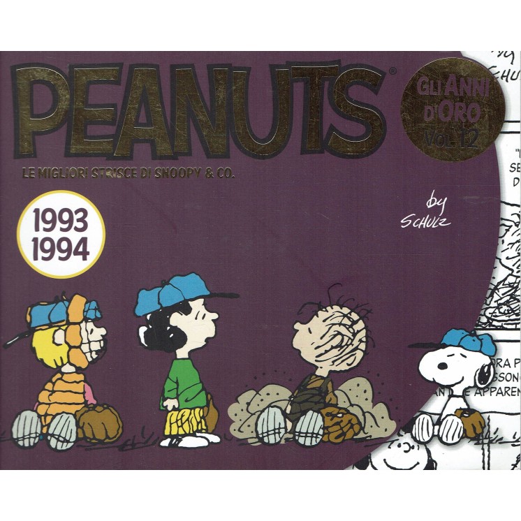 Peanuts  gli anni d'oro  12 strisce 1993 94 di Schulz ed. Panini BO05