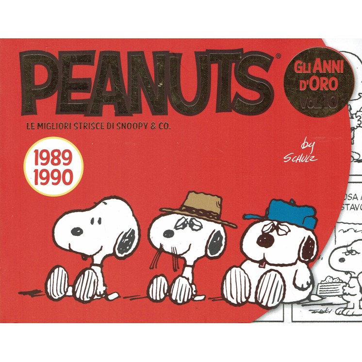 Peanuts  gli anni d'oro  10 strisce 1989 90 di Schulz ed. Panini BO05